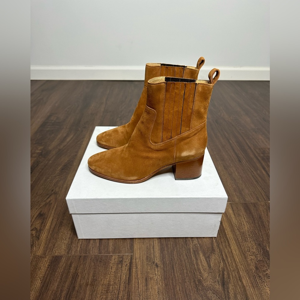 Frame Le Rue Suede Booties - Picture 5 of 8